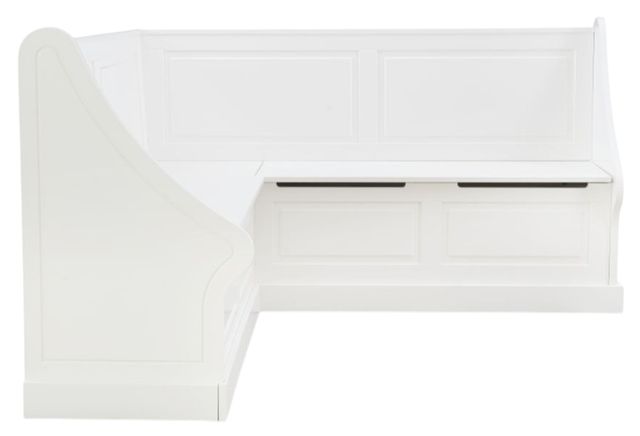 Linon Norah White Breakfast Nook-0