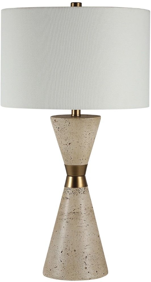 Renwil® Everren Veza Beige Table Lamp-0