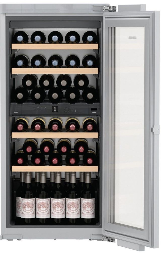 Liebherr 22" 5.6 Cu. Ft. Stainless Steel Buit-In Wine Cooler-2