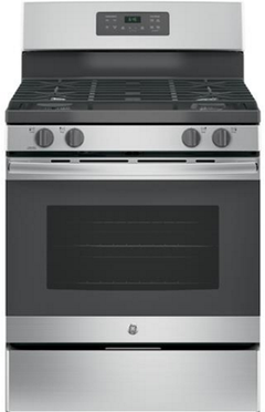 GE® 30" Stainless Steel Freestanding Gas Range