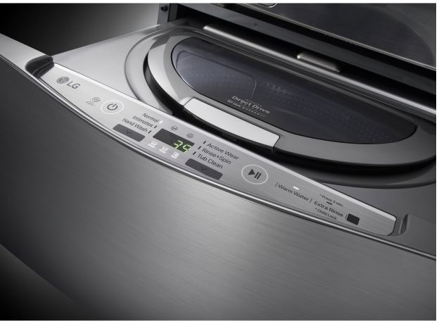 LG SideKick™ Graphite Steel Pedestal Washer-12