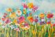 Stylecraft Green/Light Blue/Light Green/Orange/Purple/Yellow/White Wall Art-1
