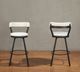 Homelegance® Appert Dark Gray/White Swivel Pub Height Chair-1