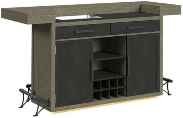 Elements International Jemma Dark Espresso Bar Table-0