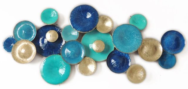 Classy Art Style 7 Blue/Gold/Green Wall Decor-0