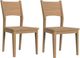 Flexsteel® Normandy 2-Piece Driftwood Dining Chair Set-0