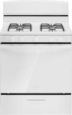 Amana® 30" White Freestanding Gas Range