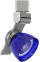 Cal® Lighting & Accessories Blue/Brushed Steel Track Light-0
