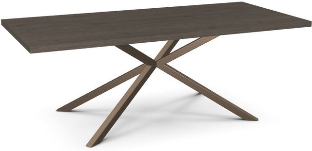 Amisco Customizable Asterisk 84" Rectangular Table with Metal Stand-0