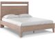 Signature Design by Ashley® Flannia 5-Piece Gray Queen Platform Bed Set-1