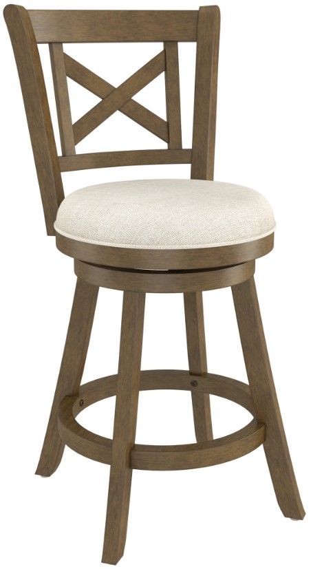 HH2 Home Hamlin Brush Gray Counter Stool-0