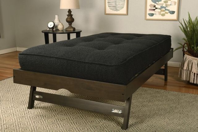 Kodiak Furniture Sloane Canton Black/Graystone Twin Pop Up Trundle with Mattress-3
