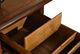 TEI Burnish Walnut Brown 60" Flat Top Desk with USB Power Outlet-2