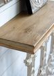 A & B Home White Washed Console Table-3
