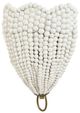 Uttermost® Biddeford Matte White Sconce with Matte Gold Accent-3