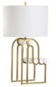 Wildwood Lamps Cinzia Antique Brass/Matte White Table Lamp-0