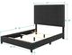 Legends Home Bridger Endurance Graphite King Upholstered Panel Bed-2