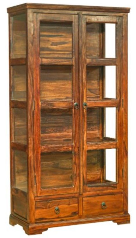 Jaipur Furniture Ganga Brown Display Cabinet-0