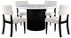 Steve Silver Co. Colvin 5-Piece Black/White Dining Table Set-0