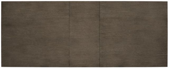 Bernhardt Linea Cerused Charcoal Dining Table with Textured Graphite Metal Base-3