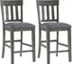 Signature Design by Ashley® Hallanden 2-Piece Two-Tone Gray Bar Stool Set-0