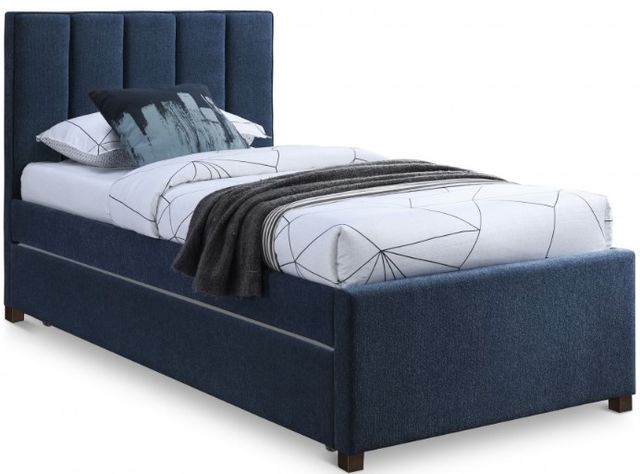 Meridian Furniture Harper Navy Twin Trundle Bed-0