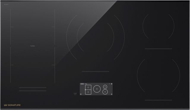 LG SIGNATURE Iconic Collection 36" Black Smart Induction Cooktop with 5 Elements and Flex Cooking Zone-0