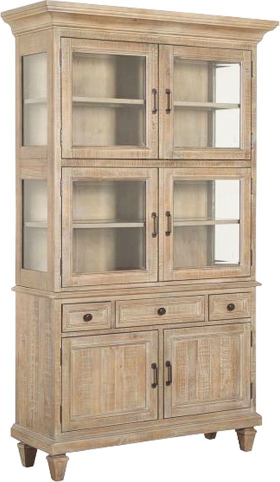 Magnussen Home® Lancaster Dovetail Gray Dining Cabinet-0