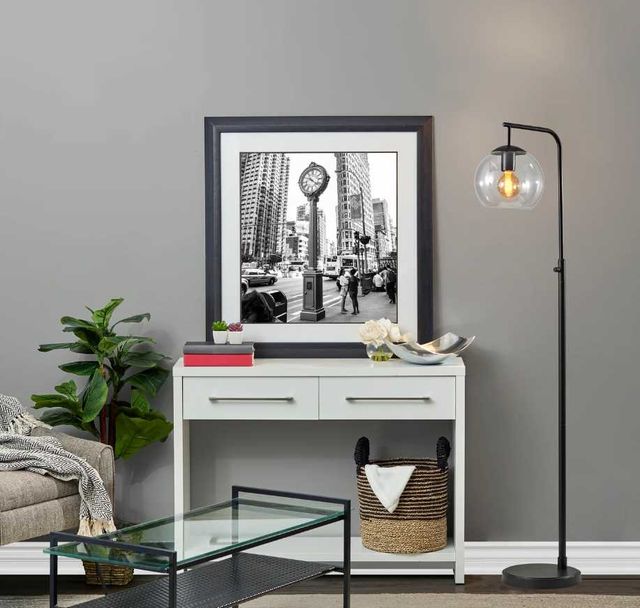 Adesso® Globe Black Floor Lamp-2