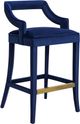 TOV Furniture Tiffany Navy Velvet Counter Stool-0