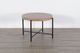 Sunny Designs™ Weathered Brown Round End Table with Black Metal Base -3
