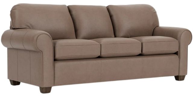Flexsteel® Customizable Thornton Leather Queen Sleeper Sofa-2