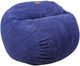 CordaRoy's® Original Navy Terry Corduroy Queen Bean Bag Chair-0