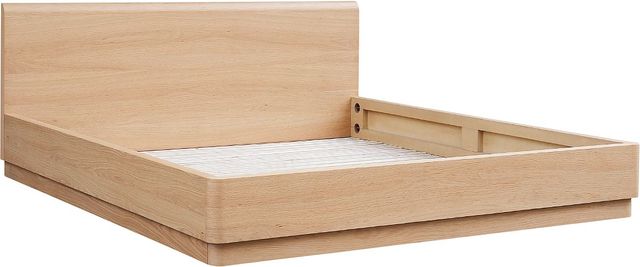 Moe's Home Collection Round Off Light Brown King Bed-0