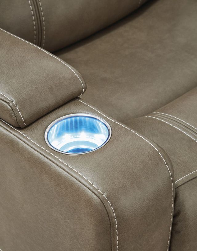 Signature Design by Ashley® Crenshaw Cappuccino Power Recliner-3