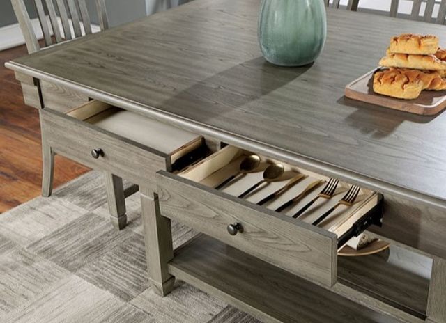 Furniture of America® Anaya 7-Piece Gray Counter Dining Set-2