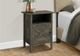 Monarch Specialties Inc. Dark Bronze/Black Metal Accent Table -2