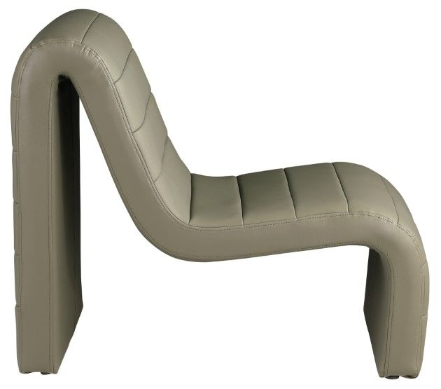 Meridian Furniture Ivy Olive Vegan Leather Accent Chair-2