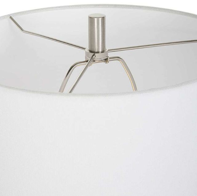 Uttermost® Fountain White Buffet Lamp-4