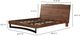 Moe's Home Collection Bent Brown King Size Bed-2