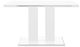 Armen Living Amanda 3-Piece Black/White Rectangular Dining Set-3