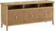Currey & Company Santos Sea Sand/Brushed Brass/Clear Cabinet-0