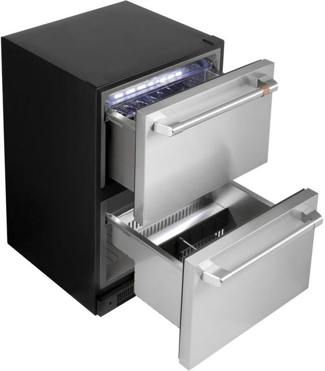 Café™ 5.7 Cu. Ft. Stainless Steel Refrigerator Drawers-1
