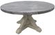 American Wholesale Furniture Whitney 3-Piece Gray Occasional Table Set with White Base-1