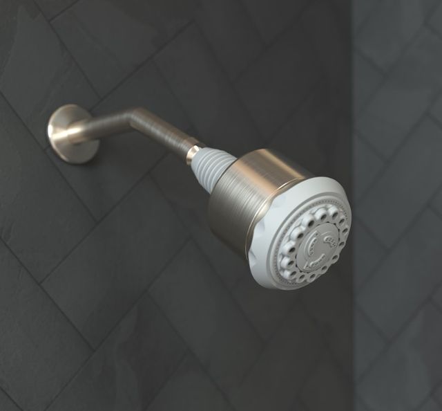 Hansgrohe Clubmaster Brushed Nickel Showerhead-1