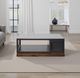 Legends Home Nora Seal Skin Cocktail Table with Whiskey Base-1