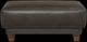 La-Z-Boy® Draper Pewter Leather Ottoman-1