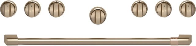 Café™ 36" Brushed Bronze Pro Range Handle and Knob Kit-0