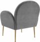 TOV Furniture Gwen Grey Velvet Chair-2