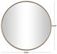 Deco Marche Round Gold Metal Wall Mirror with Linked Chain Frame-3